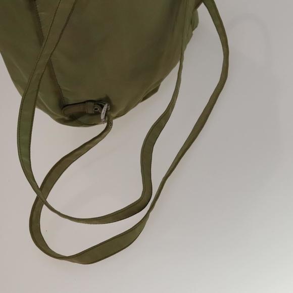 PRADA Backpack Nylon Beige Silver Auth bs27131 main image 12